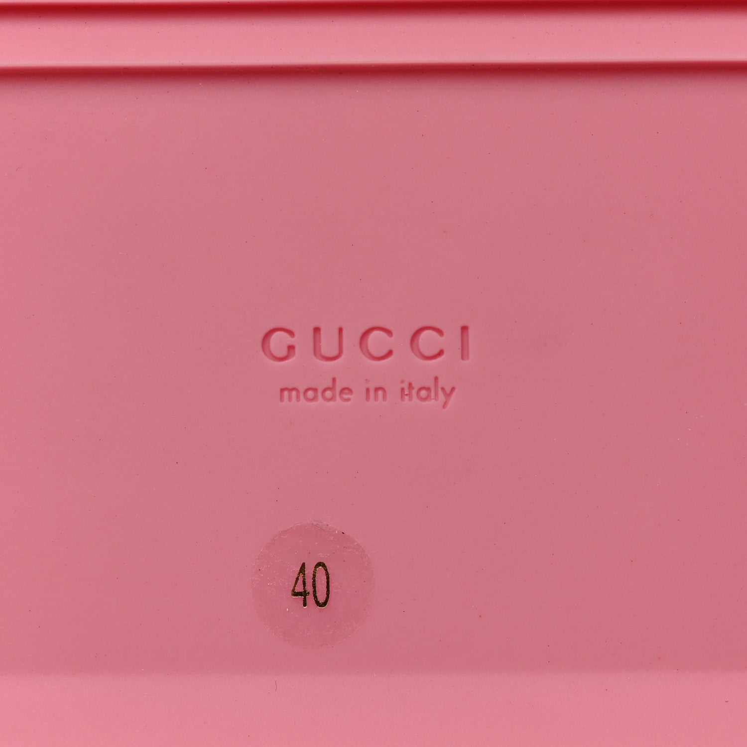 Gucci GG Supreme Monogram Granada Kid Angelina Platform 35mm Slingback Sandals 40 Cotton Candy Dark Cotton Candy Wild Rose 9 of 9