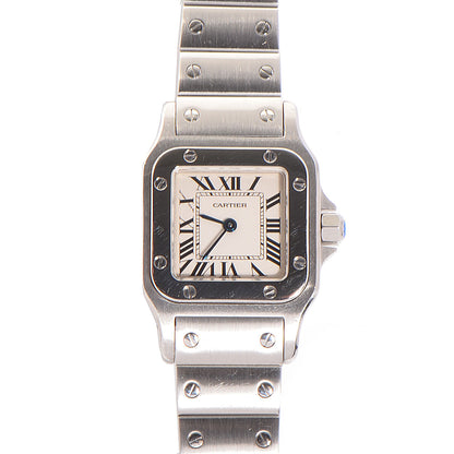 Cartier Stainless Steel 24mm Santos de Galbee Quartz Watch 1 of 7