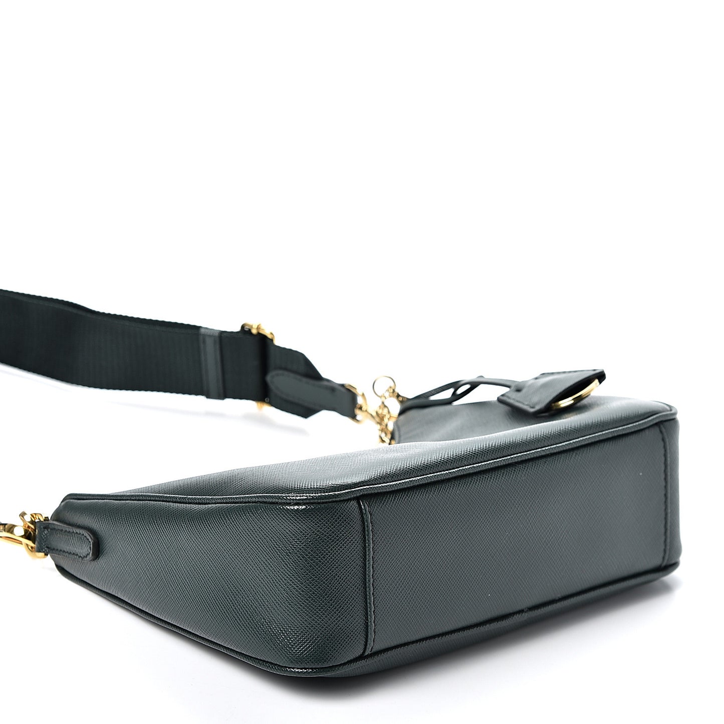 Saffiano Lux Re-Edition 2005 Shoulder Bag Smeraldo