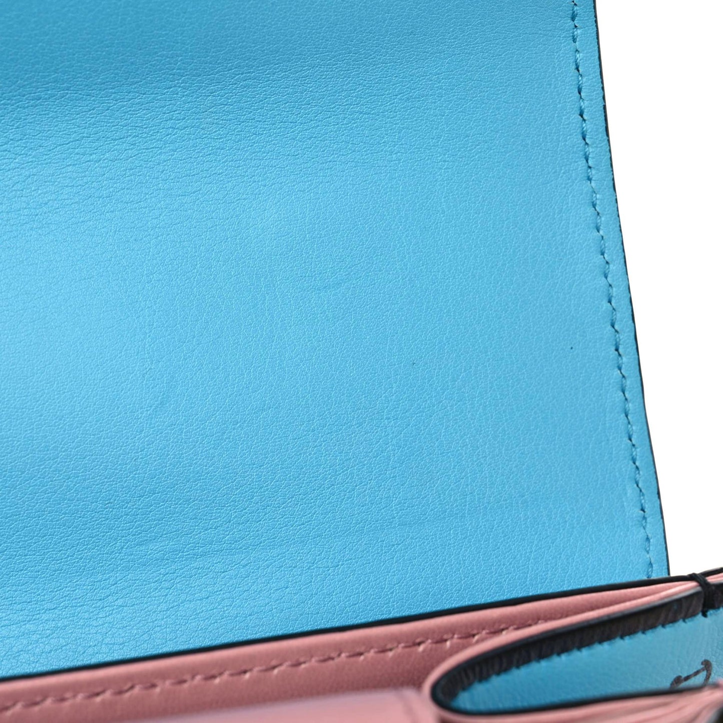 Calfskin Graffiti Printed Welcome Satchel Blue Black