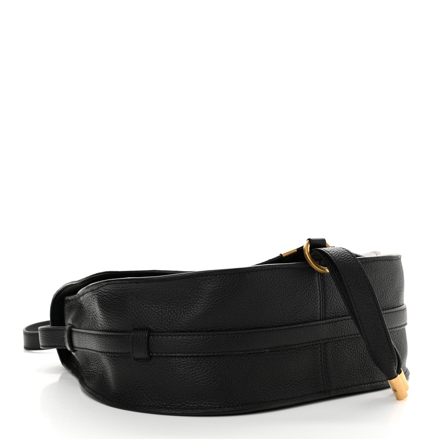 Chloe Calfskin Medium Marcie Round Crossbody Bag Black 4 of 10