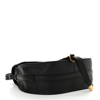 Chloe Calfskin Medium Marcie Round Crossbody Bag Black 4 of 10