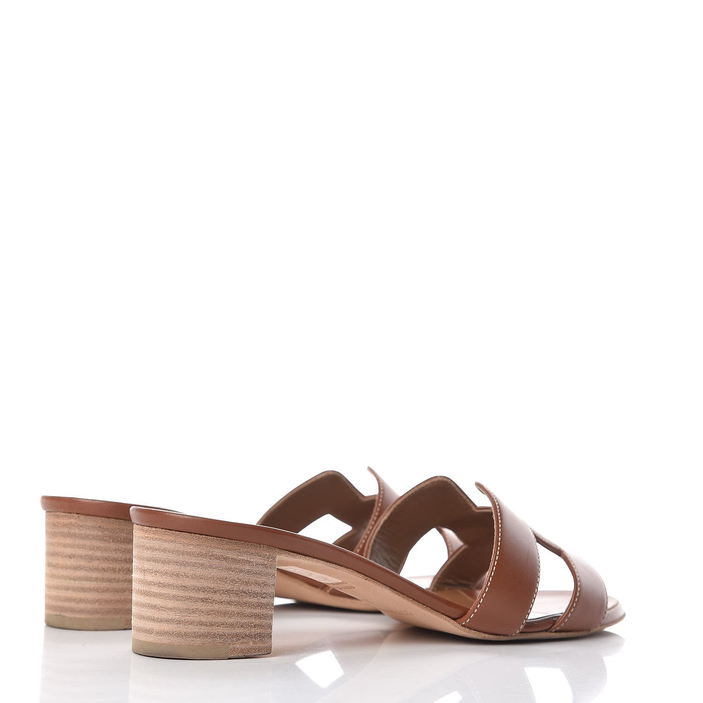 Calfskin Oasis Sandals 36.5 Gold