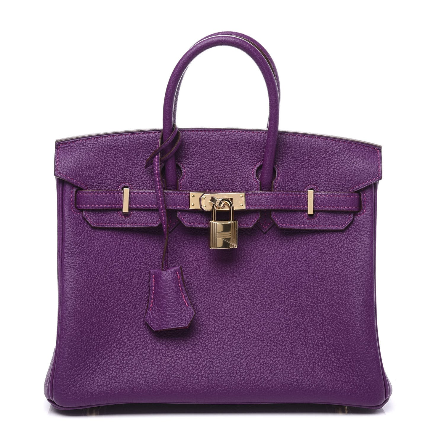 Togo Horseshoe Birkin 25 Anemone Rose Poupre