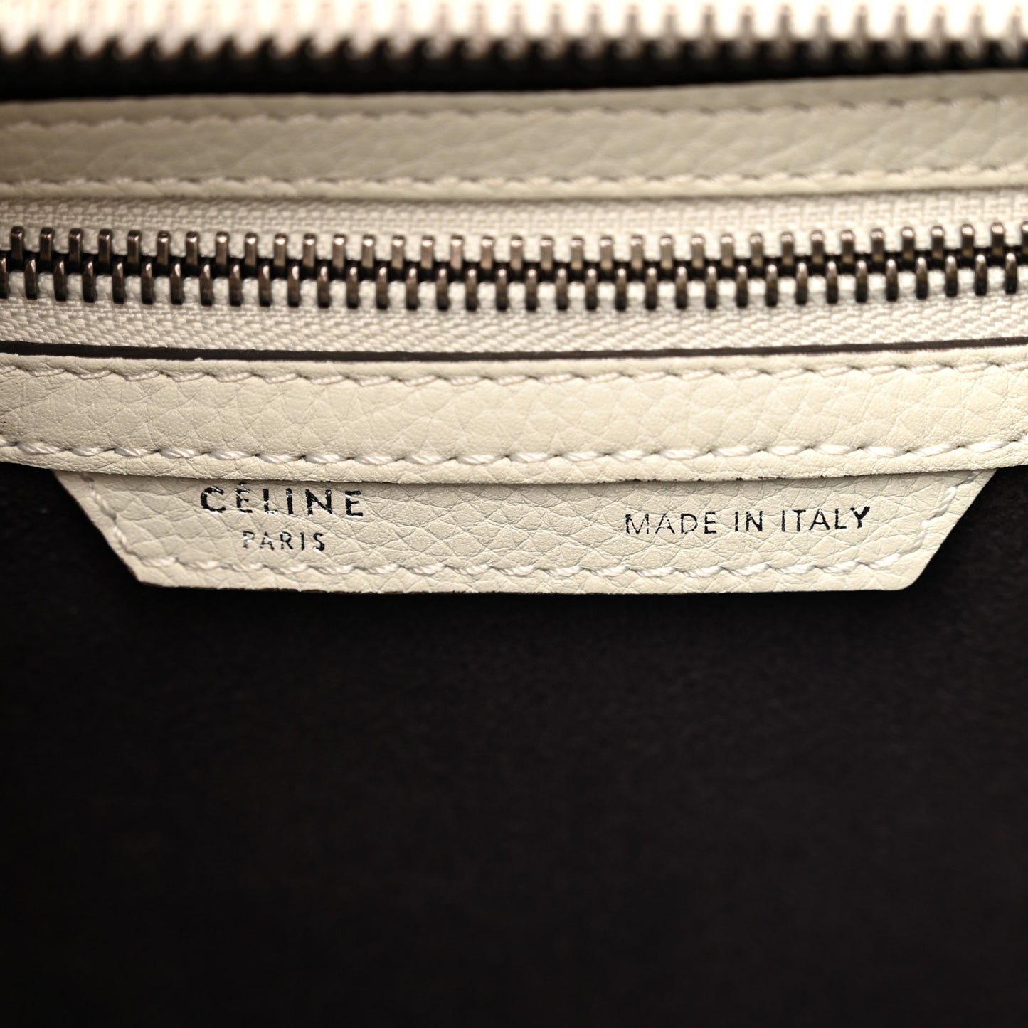 Drummed Calfskin Micro Luggage Lune