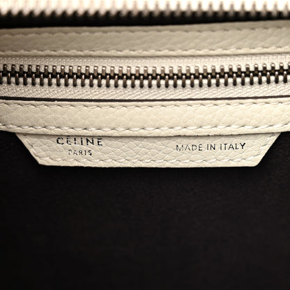 Celine Drummed Calfskin Micro Luggage Lune 6 of 12
