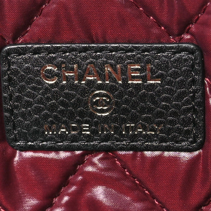 Chanel Caviar Quilted Medium Cosmetic Case Black 6 of 8