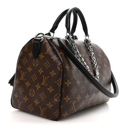 Louis Vuitton Monogram Speedy Soft 30 Dark 3 of 9