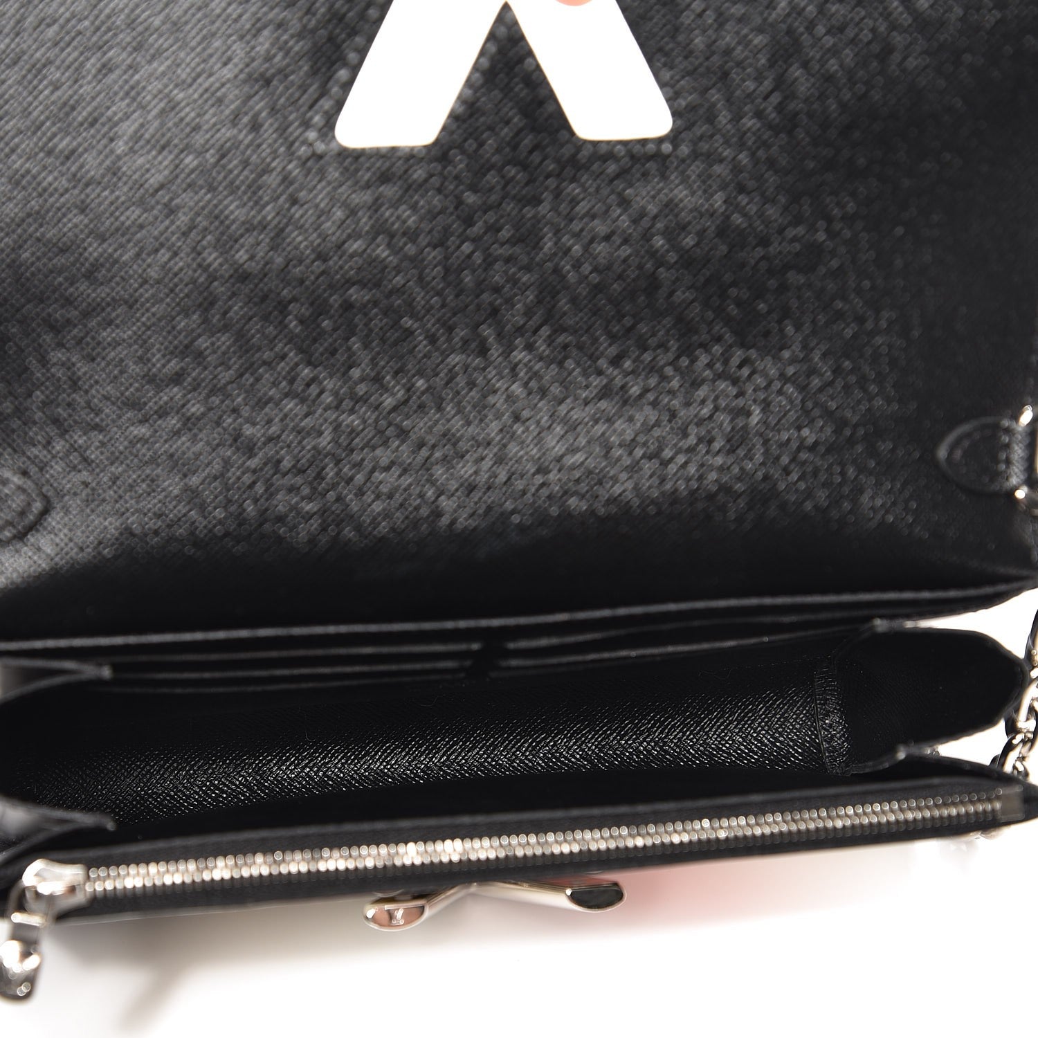 Louis Vuitton Epi Reverse Monogram Twist Chain Wallet Rose Ballerine 5 of 6