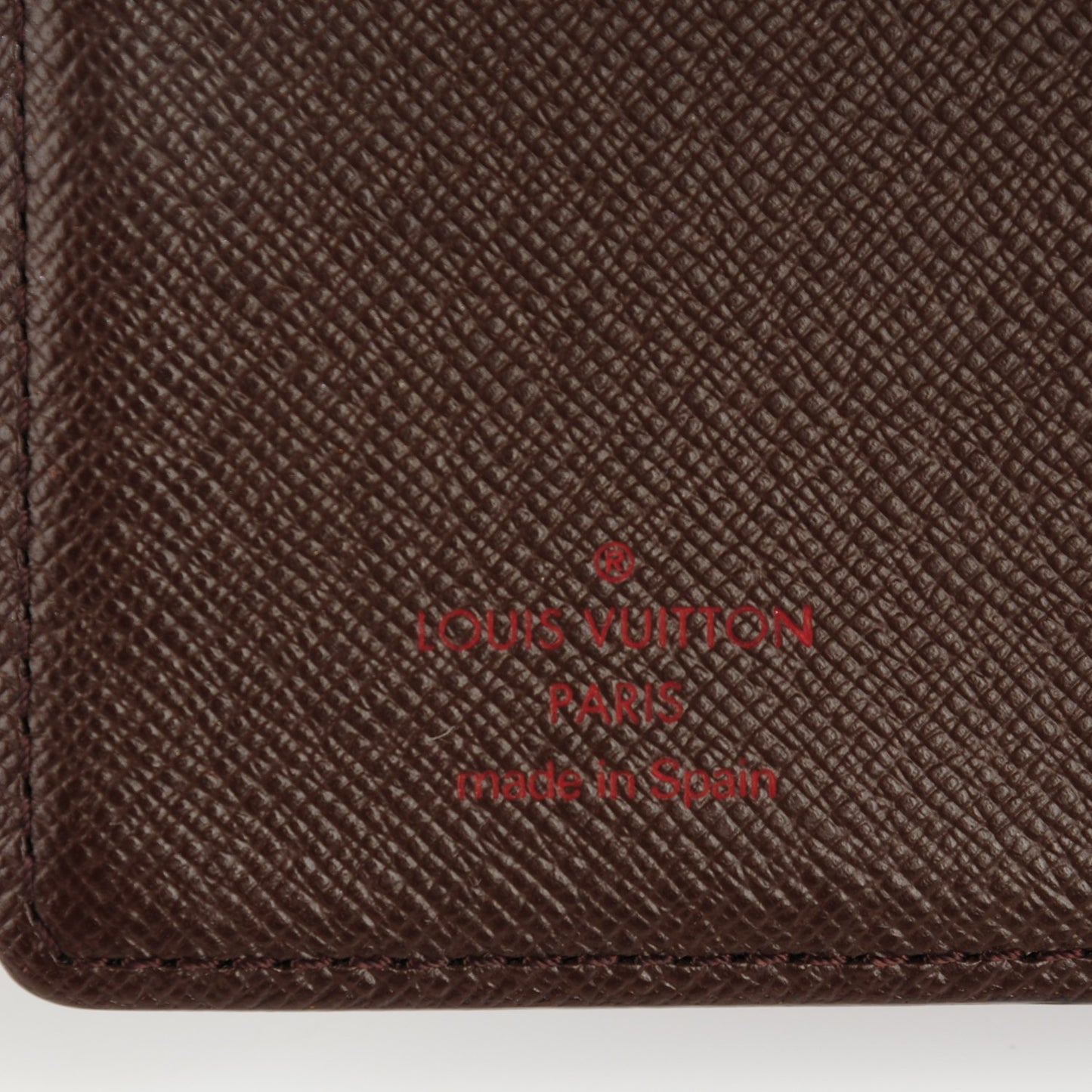 Damier Ebene Small Ring Agenda Cover