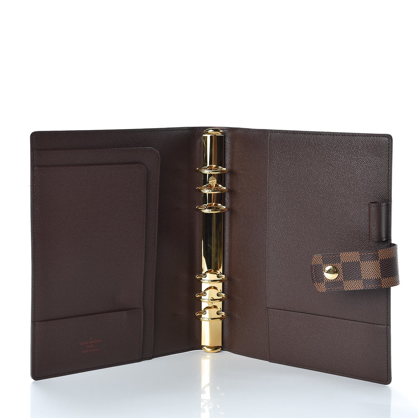 Damier Ebene Large Ring Agenda Cover
