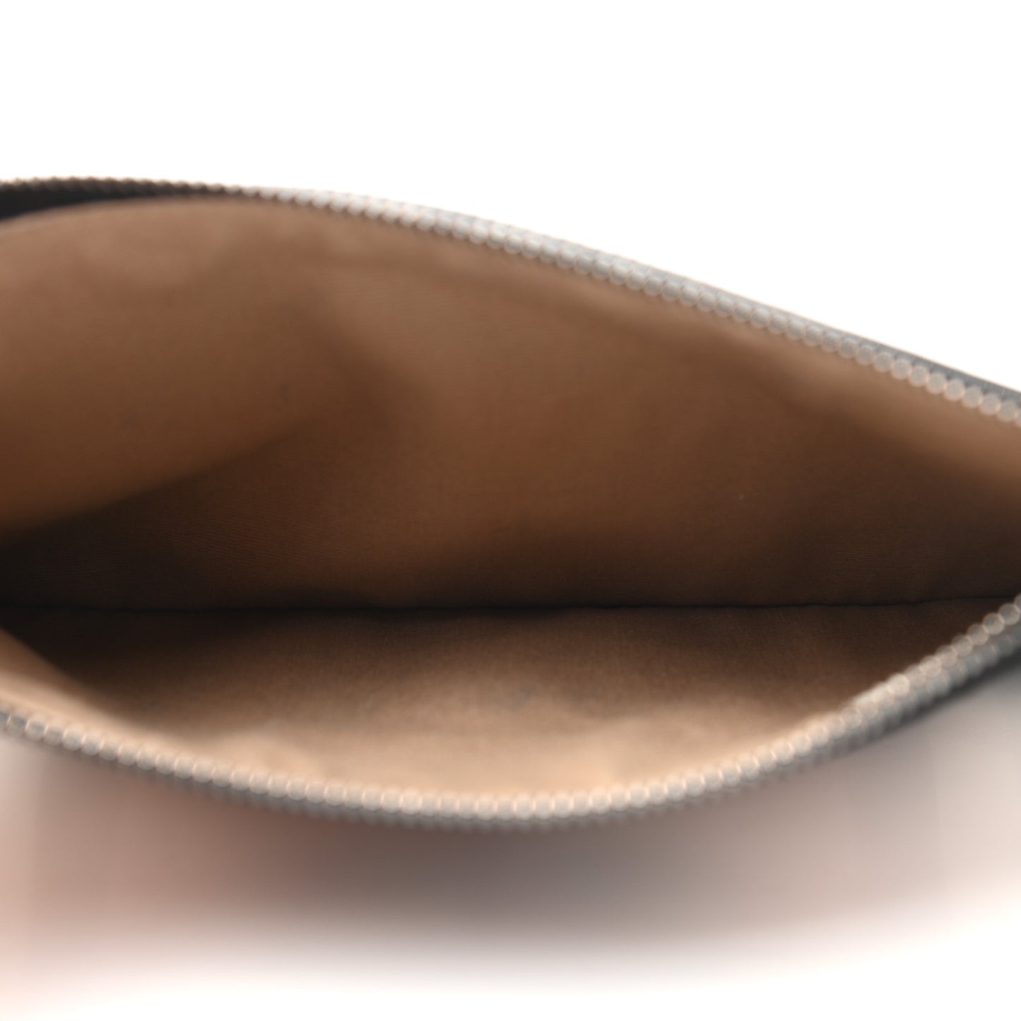 House Check Zip Pouch Black