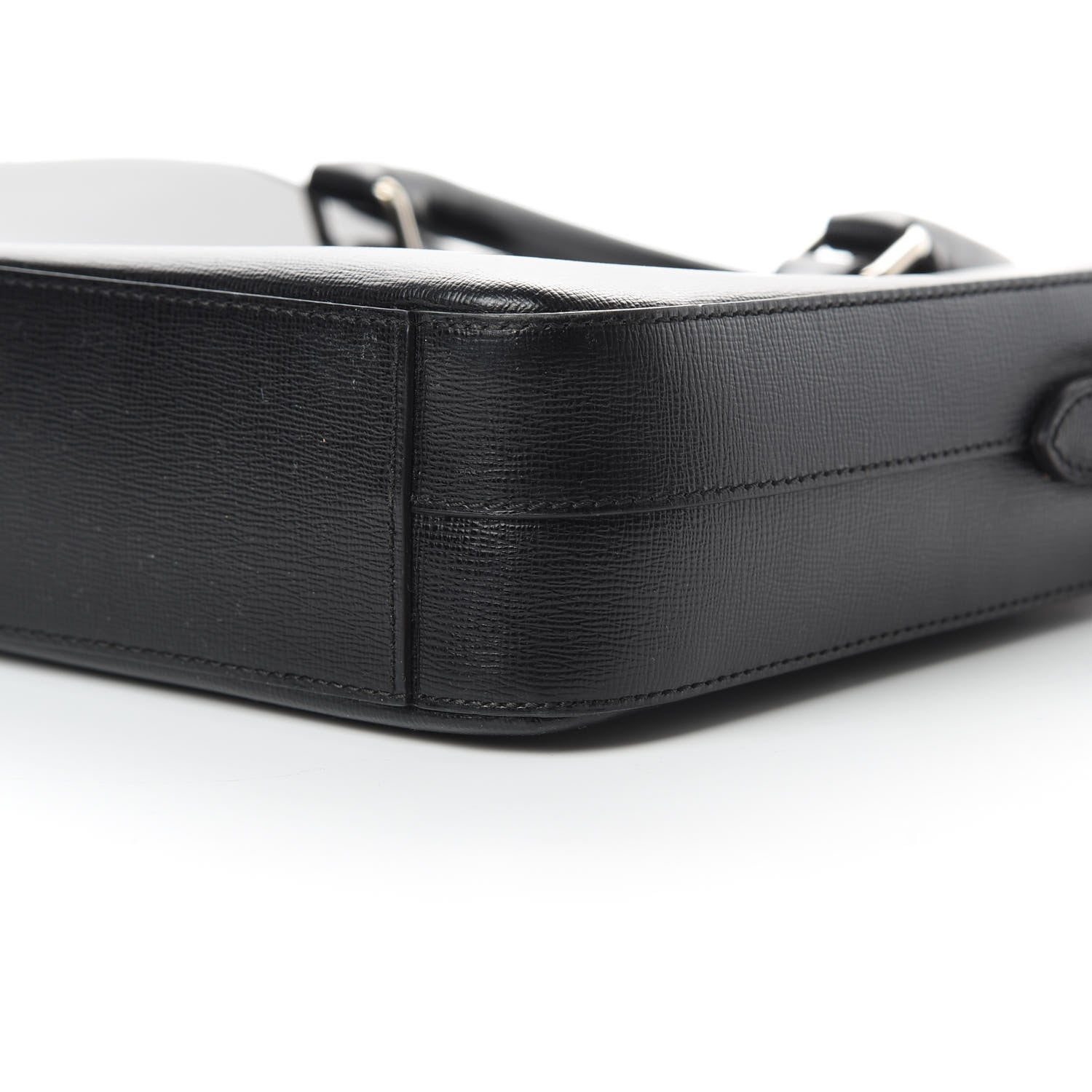 Burberry Textured Calfskin Barrow Briefcase Black 10 of 15
