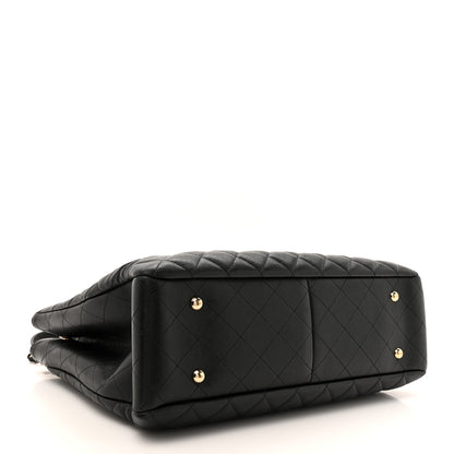 Chanel Caviar Quilted Large Shopping Tote Black 4 of 16