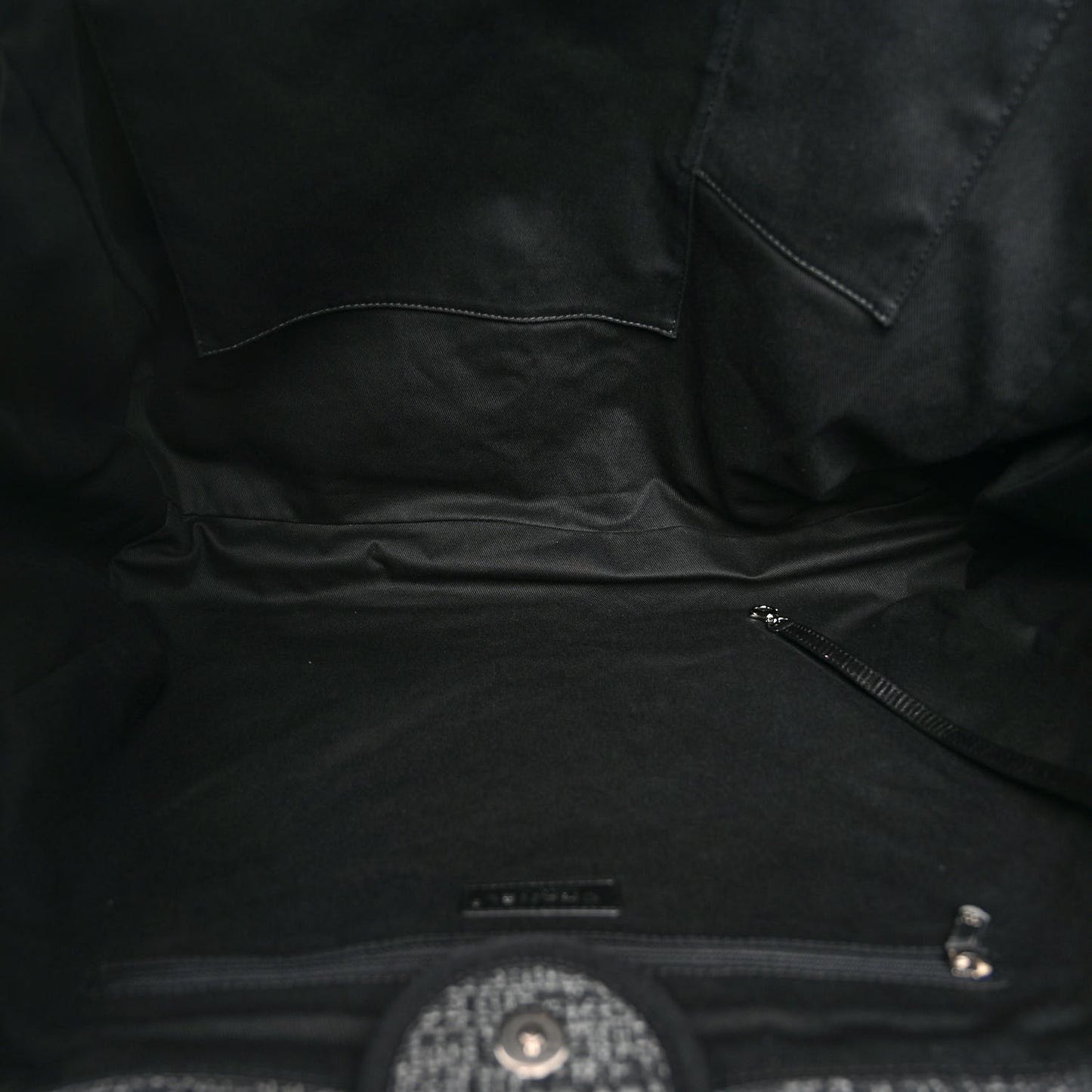Mixed Fibers Extra Large Deauville Tote Charcoal