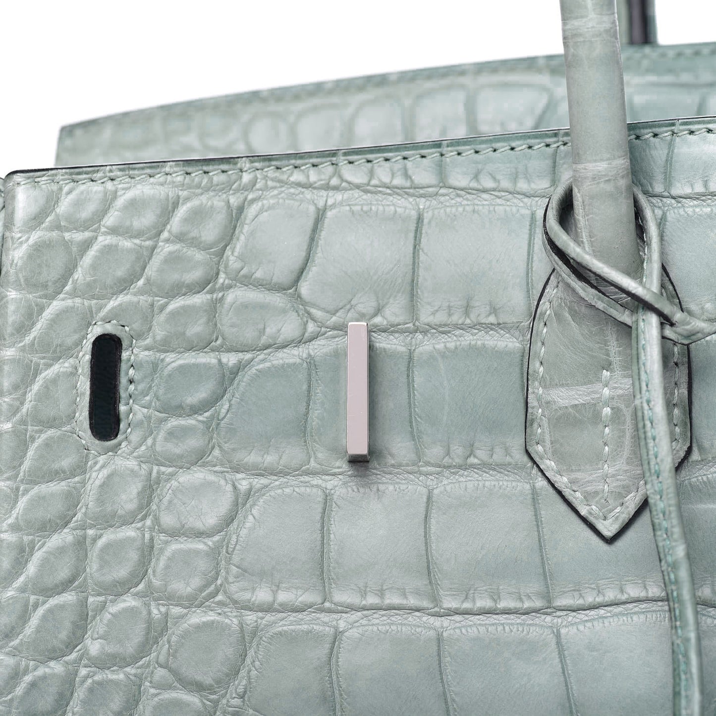 Matte Alligator Birkin 35 Ciel