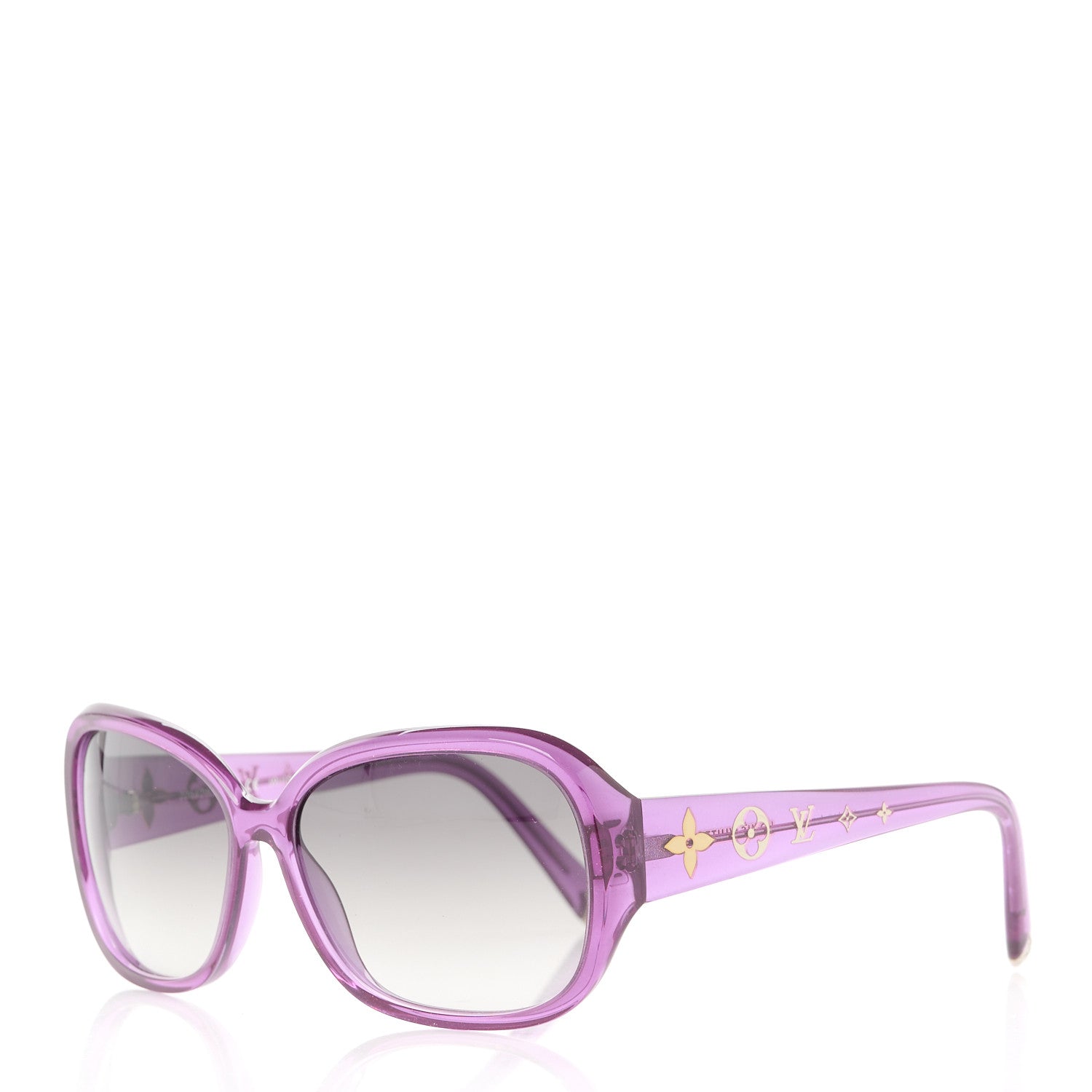 Louis Vuitton Obsession GM Z0642W Sunglasses Violet Glitter 1 of 8
