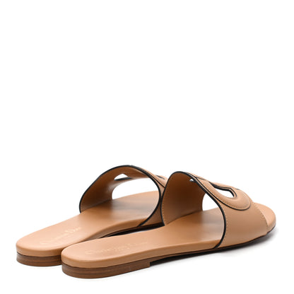 Christian Dior Calfskin D-Club Mule Sandal 38.5 Natural 5 of 10