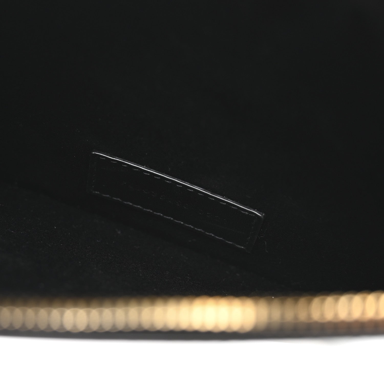 Saint Laurent Cane Woven Calfskin Zipped Pouch Black 13 of 14