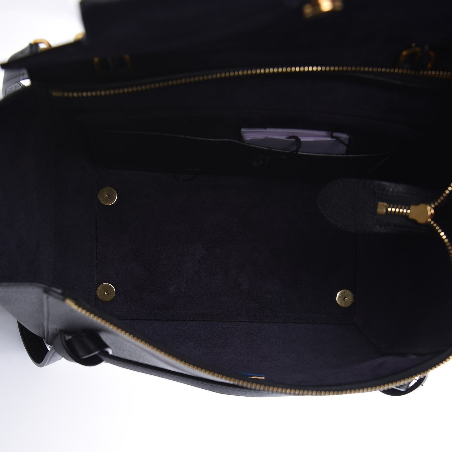 Grained Calfskin Mini Belt Bag Black