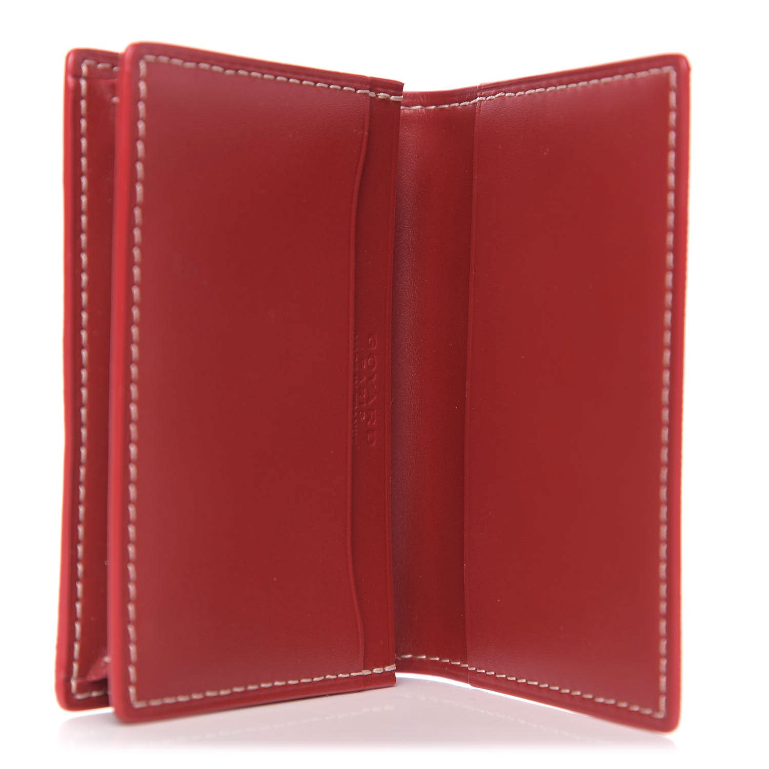 Goyard Goyardine Business Card Holder Red 4 of 5