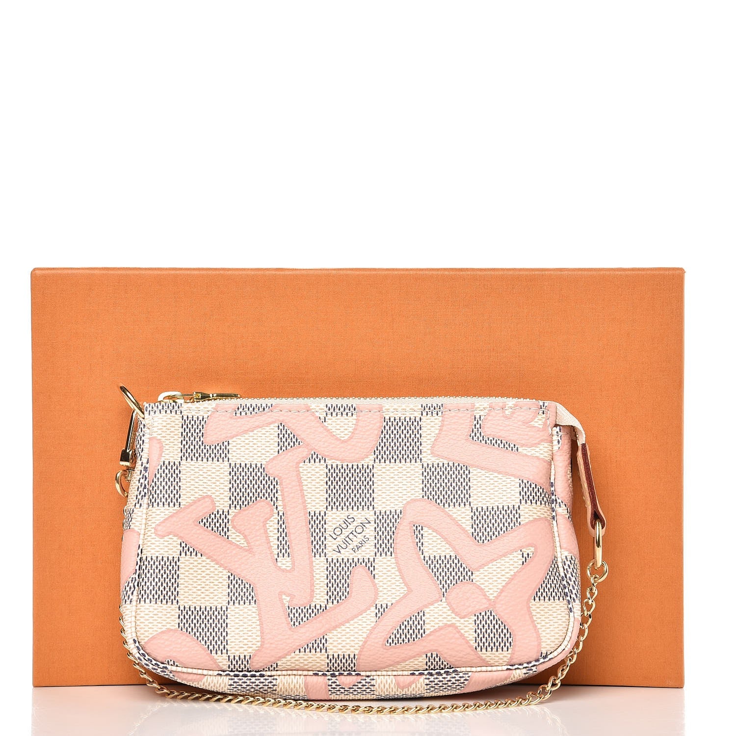 Louis Vuitton Damier Azur Tahitienne Mini Pochette Accessories 8 of 8