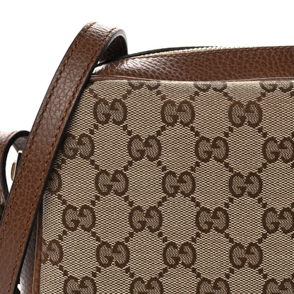 Gucci Monogram Mini Bree Messenger Bag Beige Tabacco 9 of 11