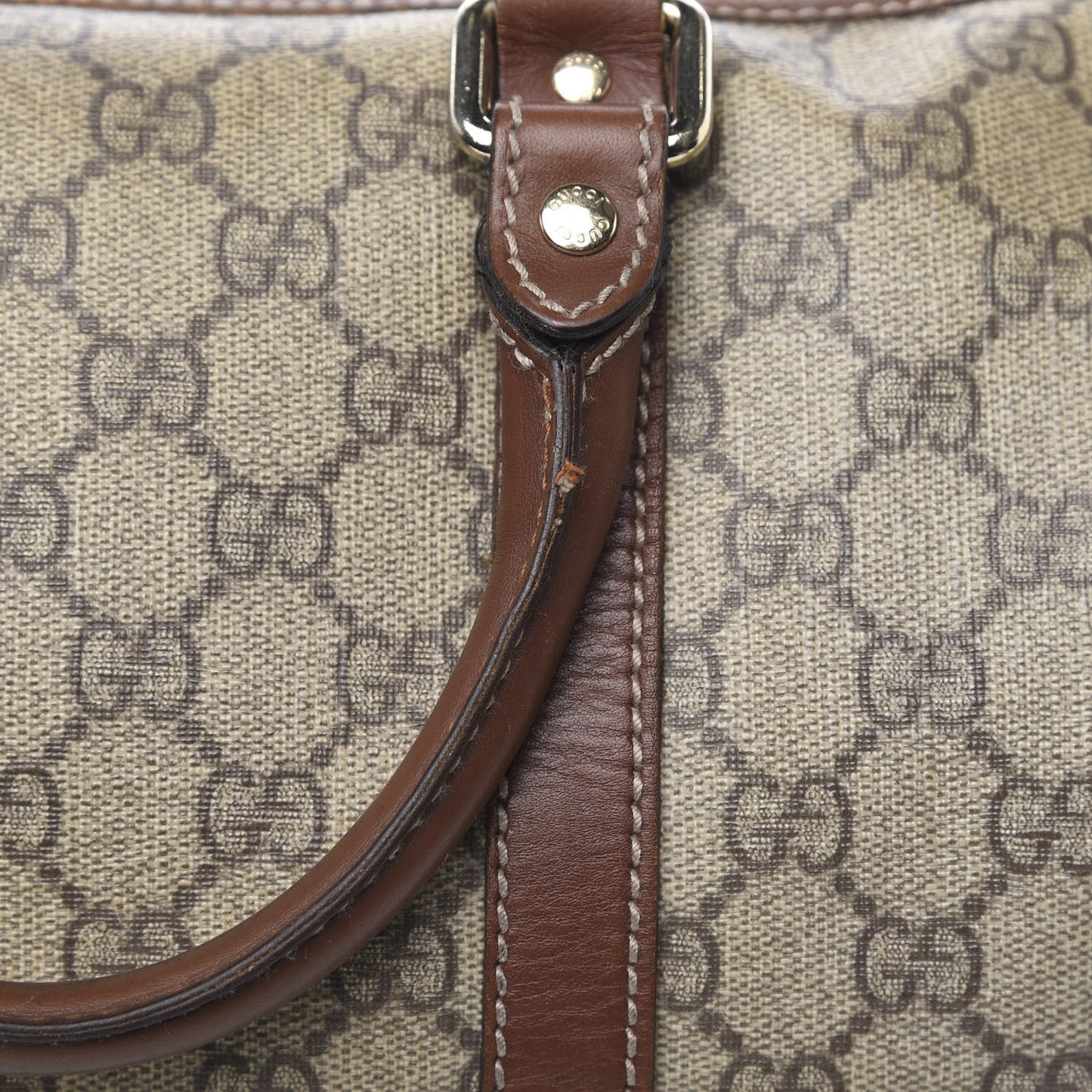 GG Plus Monogram Medium Joy Boston Brown