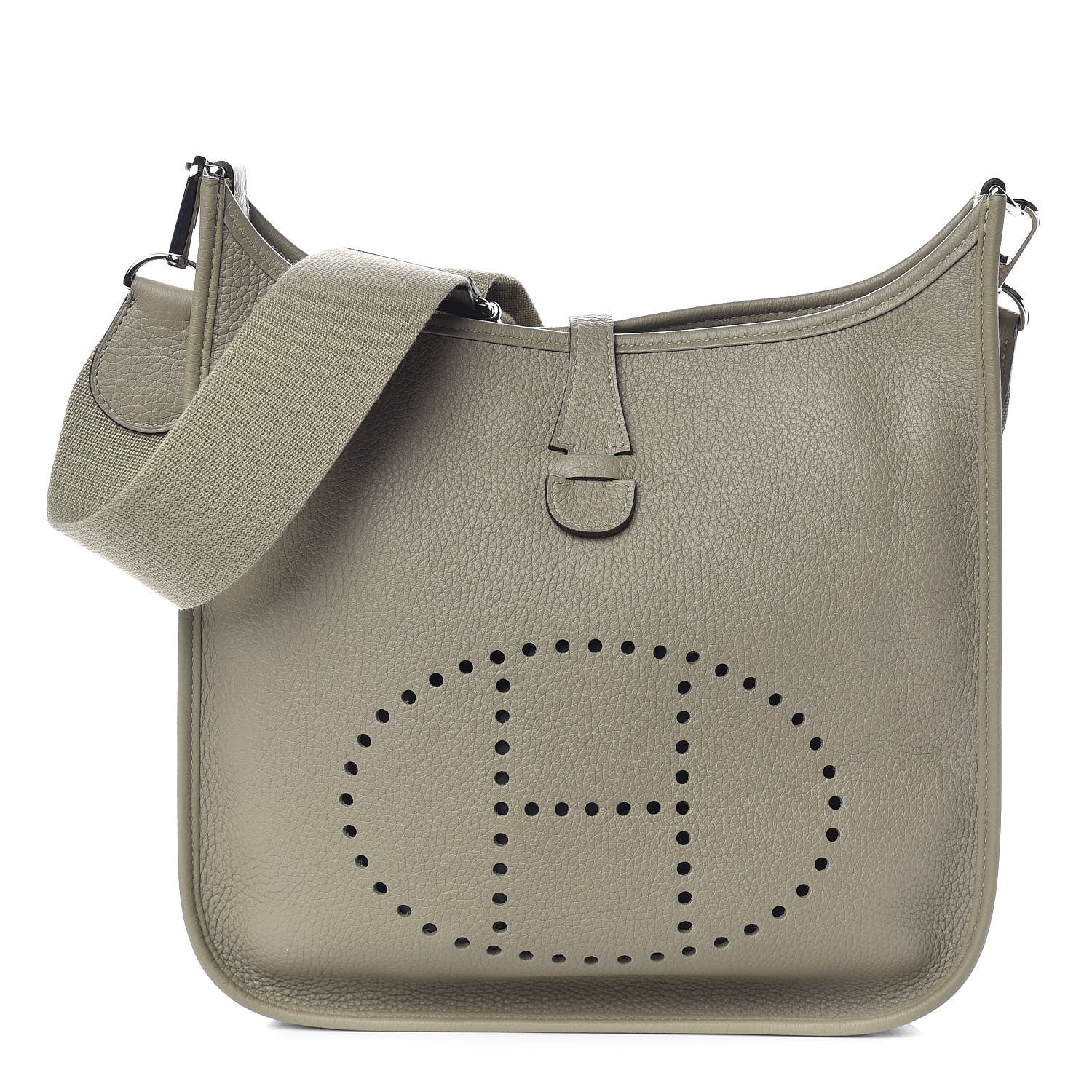 Hermes Taurillon Clemence Evelyne III PM Sauge 1 of 11