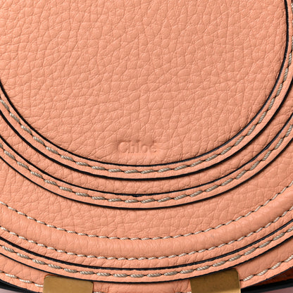Chloe Calfskin Mini Marcie Round Crossbody Bag Peach Bloom 9 of 9