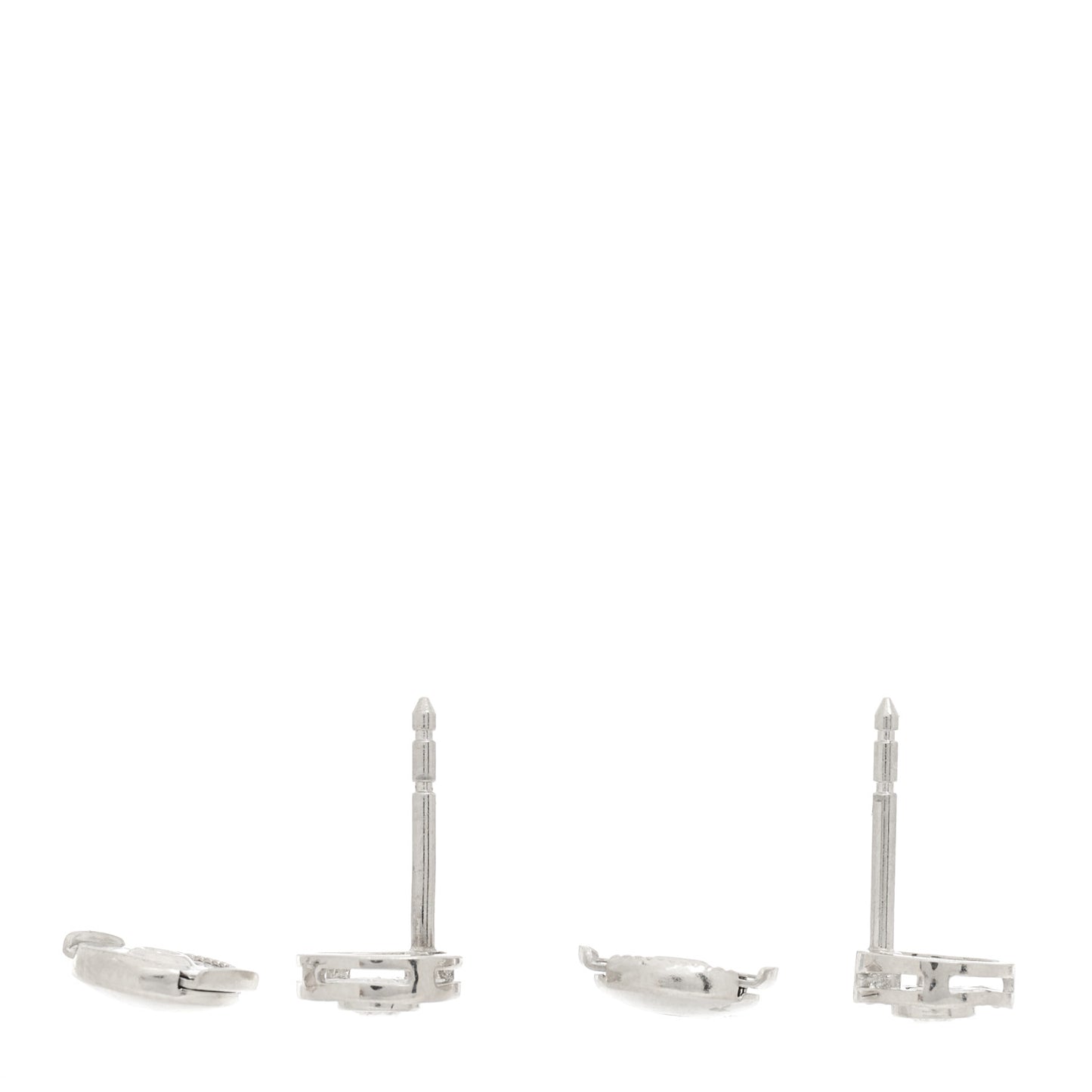 Platinum Diamond .34ctw Circlet Earrings