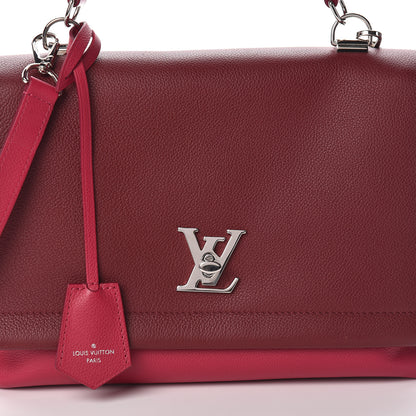 Louis Vuitton Calfskin Lockme II Top Handle Grenat Dahlia 8 of 10
