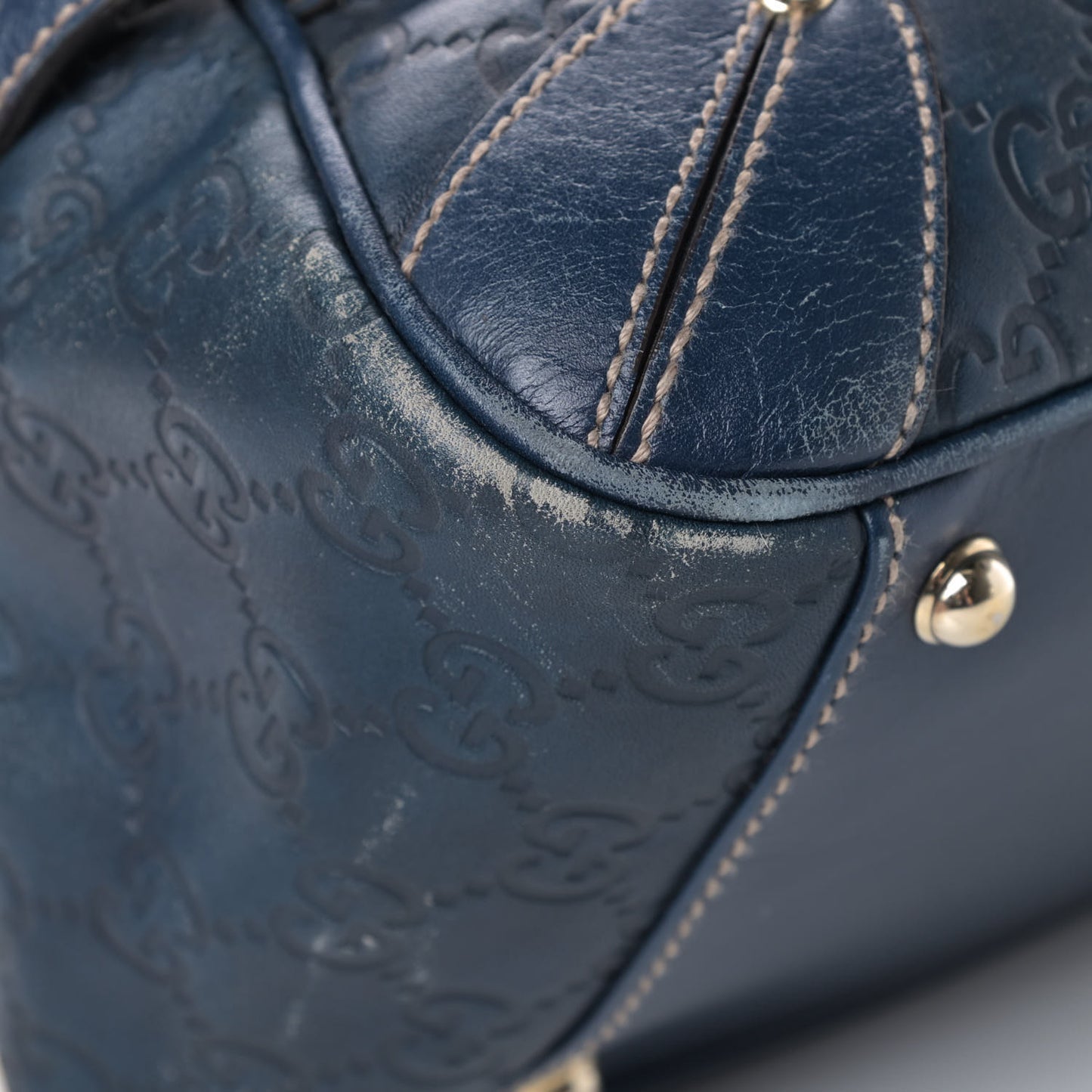 Guccissima Large Wave Boston Blue