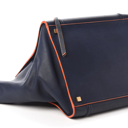 Celine Supple Calfskin Medium Phantom Luggage Midnight 6 of 10