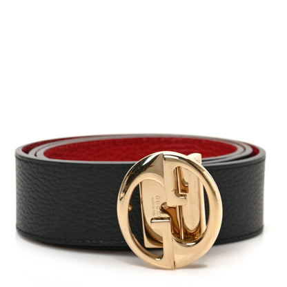 Gucci Calfskin 1973 Reversible Belt 85 34 Black Red 1 of 4