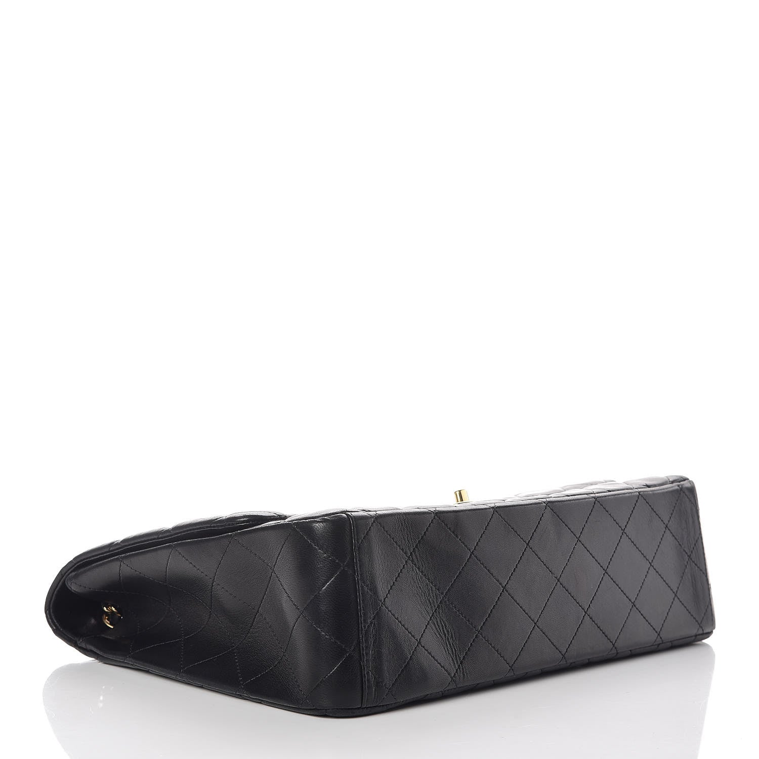 Chanel Lambskin Quilted Maxi Single Flap Black 4 of 10