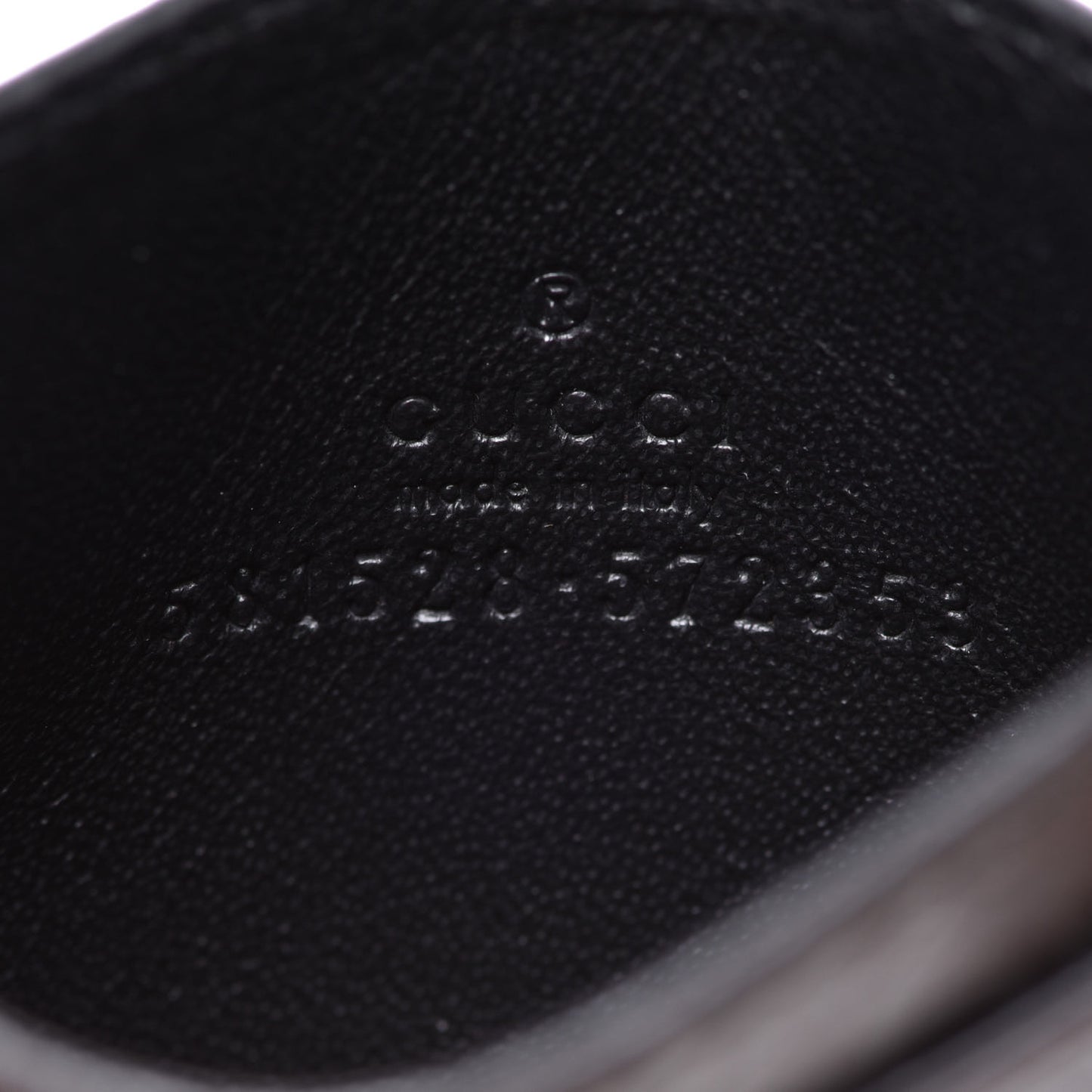 Fluffy Calfskin Morpheus Card Holder Black