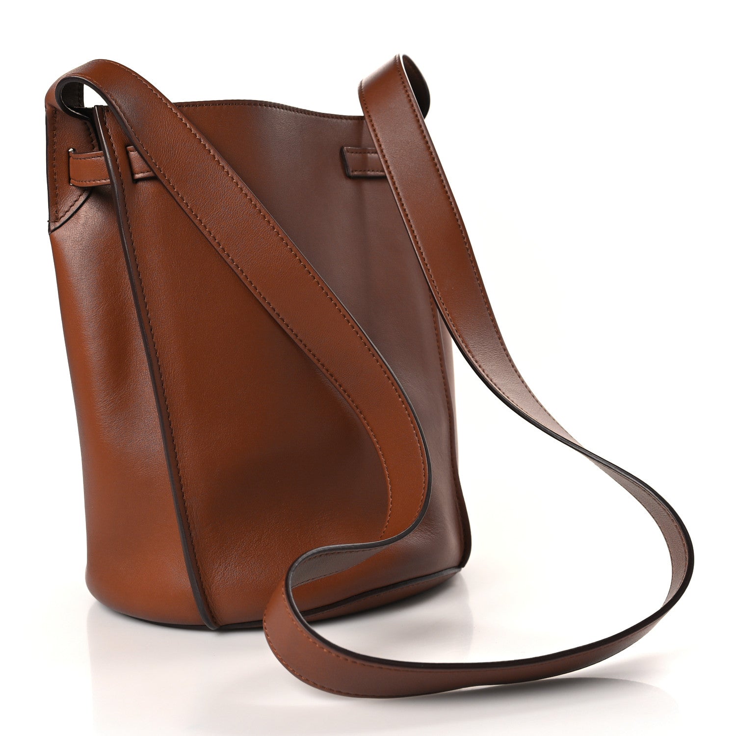 Celine Smooth Calfskin Long Strap Big Bucket Bag Tan 3 of 10
