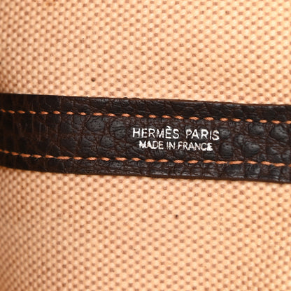 Hermes Buffle Skipper Toile Garden Party Vertical Tote Ebene 6 of 9