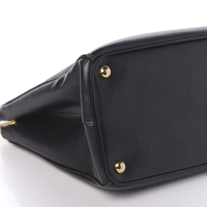 Prada Saffiano Medium Galleria Double Zip Tote Black 7 of 10