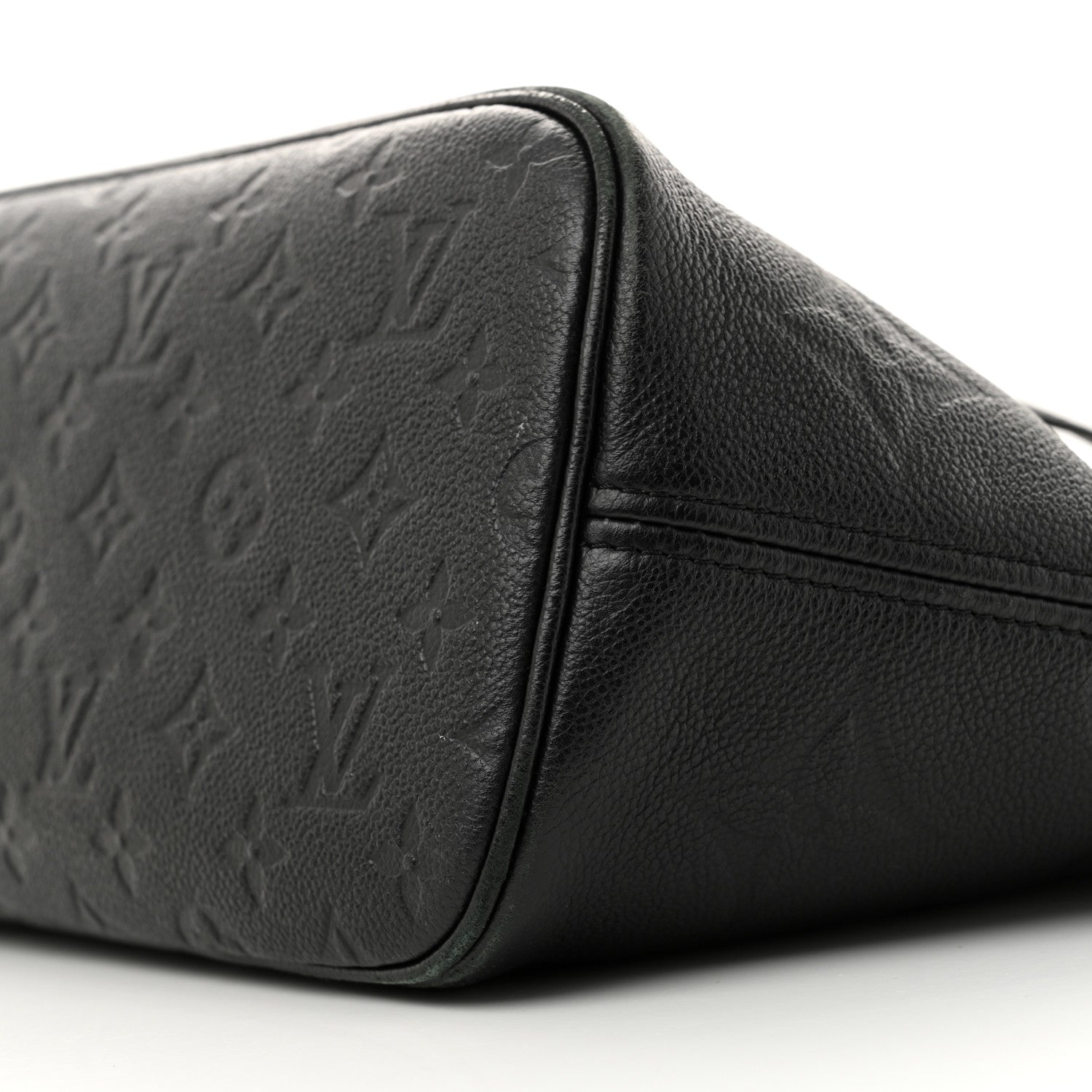 Louis Vuitton Empreinte Monogram Giant Neverfull MM Black 9 of 10