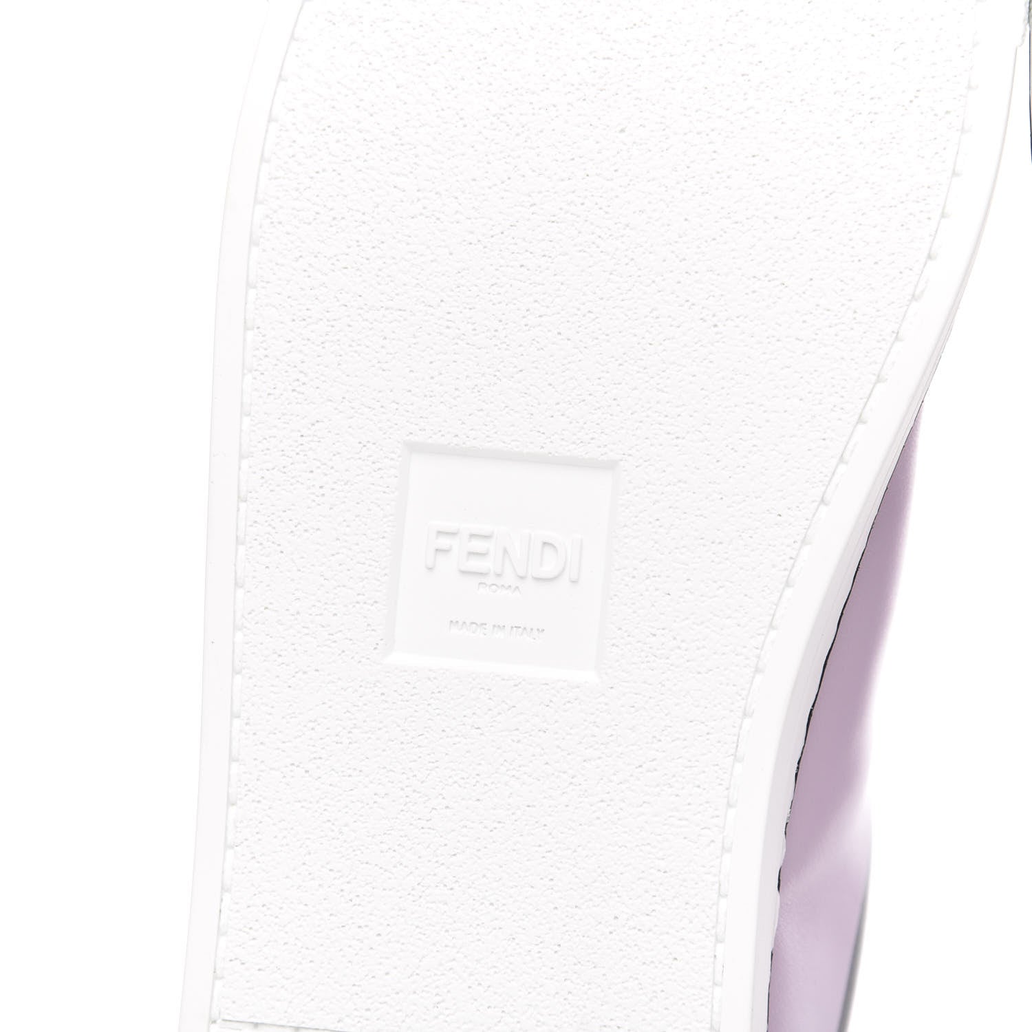 Fendi X JOSHUA VIDES Nappa Rockoclick Slip On Sneakers 39.5 Pink Xiloph White Black 6 of 9