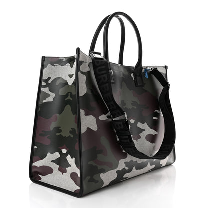 Burberry Canvas Denny Camouflage Tote Multicolor 3 of 10