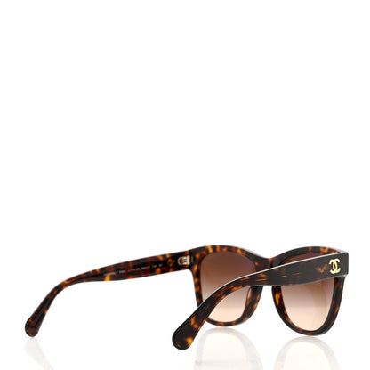 Chanel Acetate Runway Square Sunglasses 5380 Dark Tortoise 4 of 7