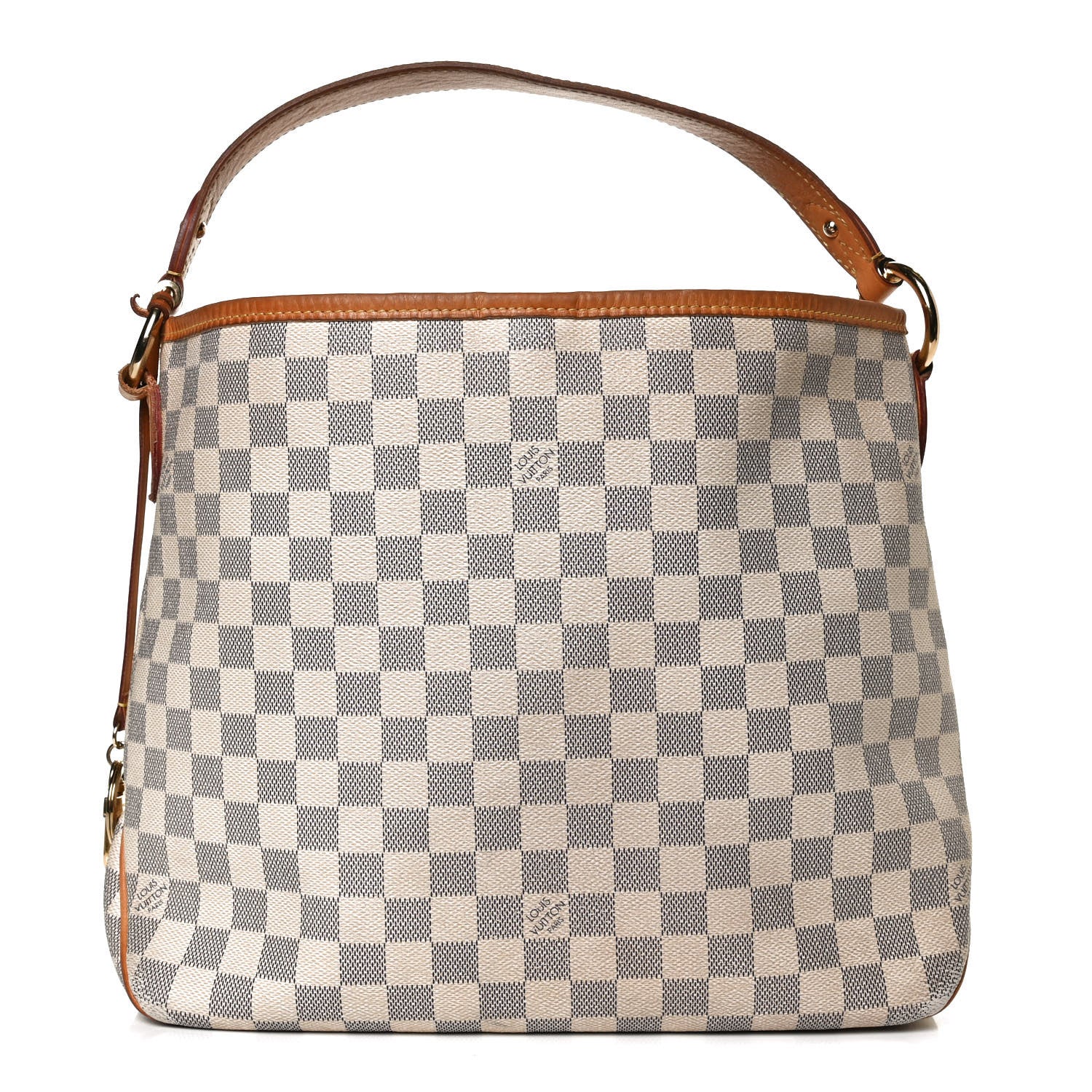 Louis Vuitton Damier Azur Delightful PM Rose Ballerine 1 of 17