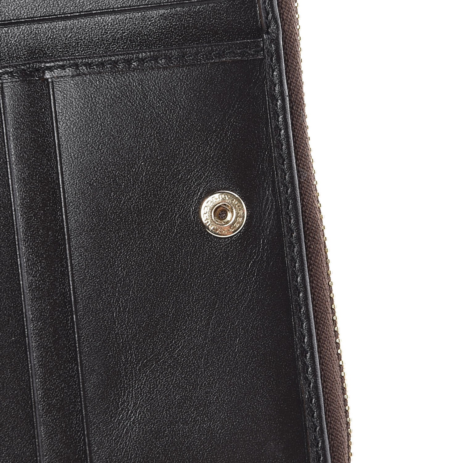 Burberry Haymarket Check Medium Burleigh Zip Wallet Chocolate 10 of 11