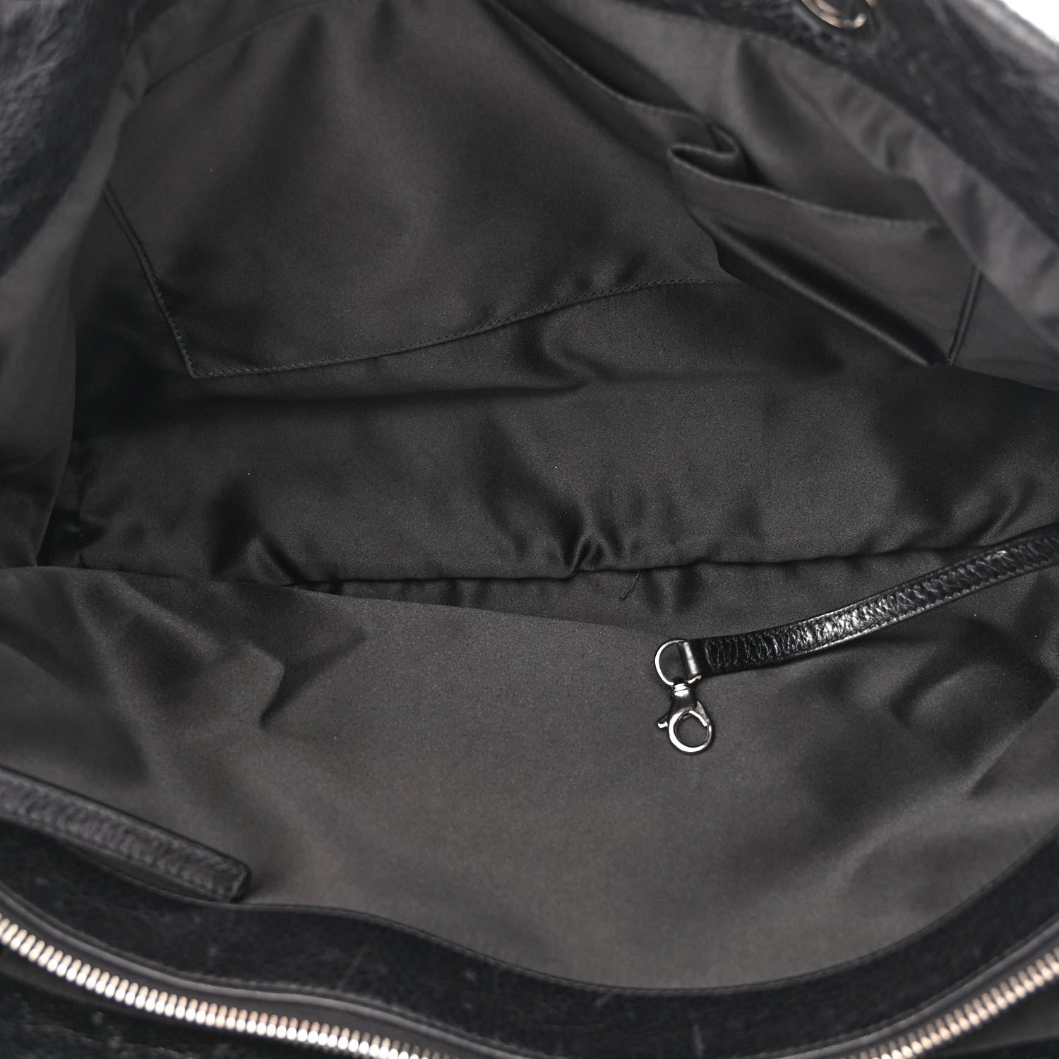 Chanel Glazed Calfskin Large On The Road Tote Black 5 of 12