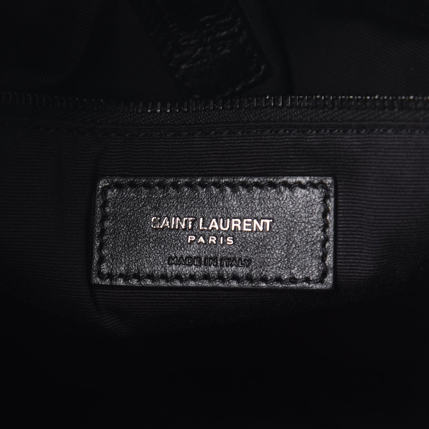 Saint Laurent Crinkled Calfskin Matelasse Monogram Medium Niki Shopper Tote Black 6 of 9