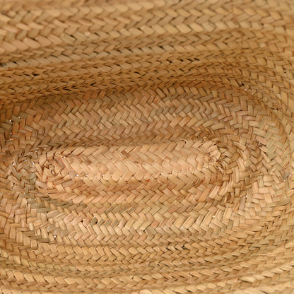 Chloe Raffia Small Grain Calfskin Medium Marcie Basket Yellow 5 of 13