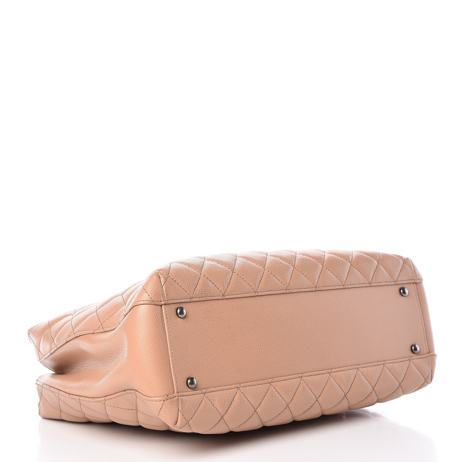 Chanel Caviar Quilted City Shopping Tote Beige 4 of 19